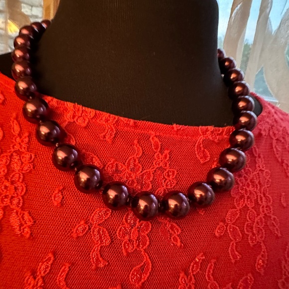 Honora cultures pearls in plum - Picture 7 of 13